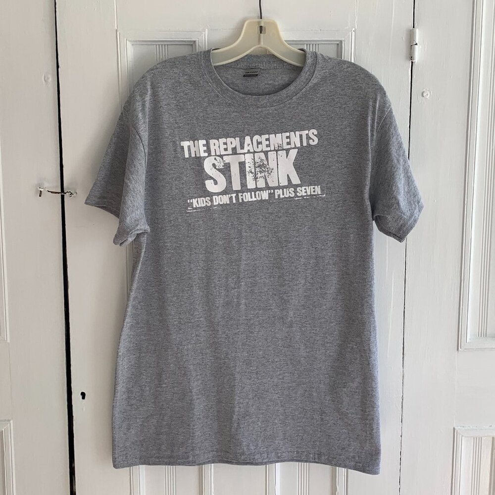 The Replacements "Stink" T shirt, Gray, Small, NWOT